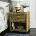 thumbnail image 1 of SAFAVIEH Magi Natural Brown Wicker Nightstand With Drawer Brown, 1 of 7
