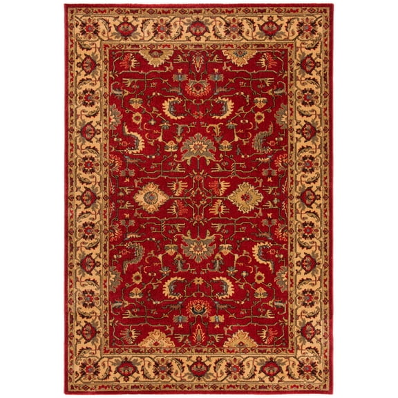 SAFAVIEH Mahal Bentley Oriental Area Rug, Red/Beige, 2'2" x 4'