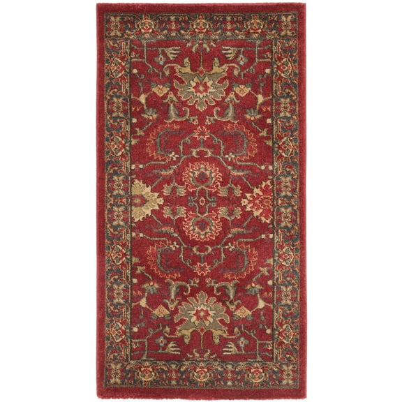 SAFAVIEH Mahal Bentley Oriental Area Rug, Red/Navy, 2'2" x 4'