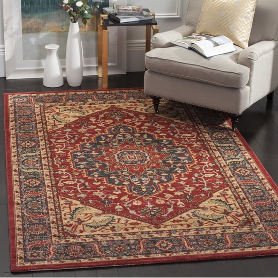 Safavieh Mahal Caelestinus Oriental Area Rug, Navy/Red, 5'1" x 7'7"