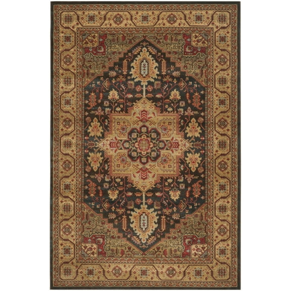SAFAVIEH Mahal Collection MAH656E Navy / Natural Rug