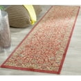 thumbnail image 1 of SAFAVIEH Mahal Gorgi Floral Bordered Runner Rug, Red/Natural, 2'2" x 20', 1 of 7