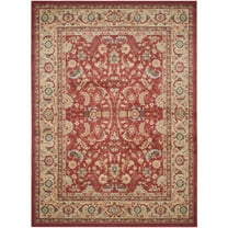 SAFAVIEH Mahal Gorgi Oriental Area Rug, Red/Natural, 8' x 11'