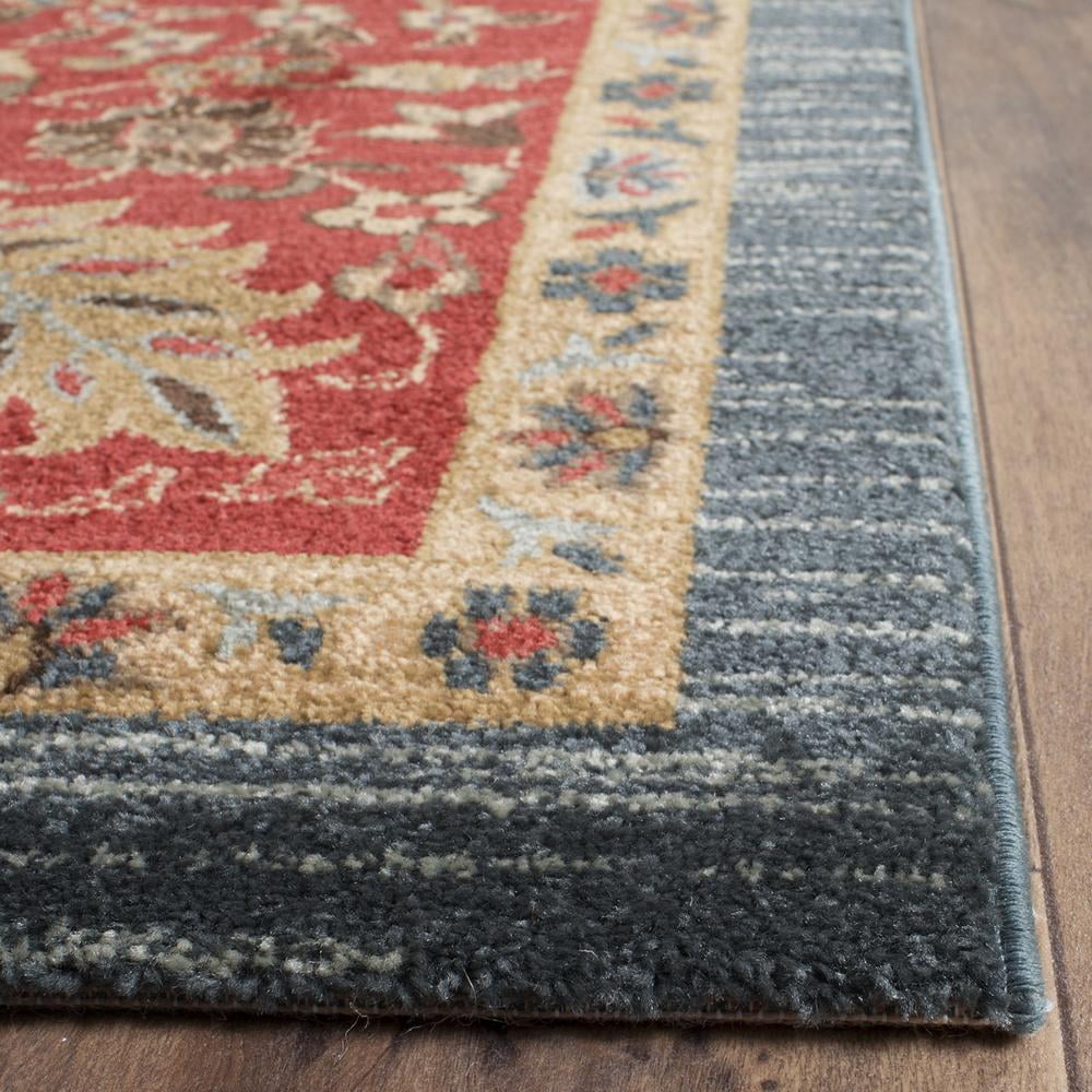 Kenitra Classic Ruby Red 9' x 12' Hand-Knotted Reversible Area Rug