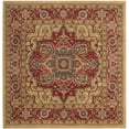 thumbnail image 1 of SAFAVIEH Mahal Oswin Oriental Area Rug, Red/Natural, 3' x 3' Square, 1 of 8