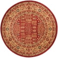 thumbnail image 1 of SAFAVIEH Mahal Oswin Oriental Area Rug, Red/Natural, 6'7" x 6'7" Round, 1 of 5