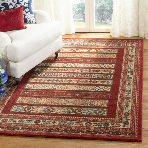 SAFAVIEH Mahal Toireasa Oriental Area Rug, Red/Cream, 9' x 12'