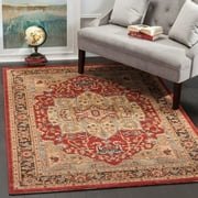 SAFAVIEH Mahal Trecia Oriental Area Rug, Natural/Navy, 2'2" x 4'