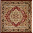 thumbnail image 1 of SAFAVIEH Mahal Trecia Oriental Area Rug, Natural/Navy, 3' x 3' Square, 1 of 8