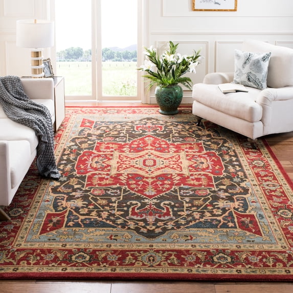 Safavieh Mahal Trecia Oriental Area Rug, Red, 6'7" x 6'7" Square