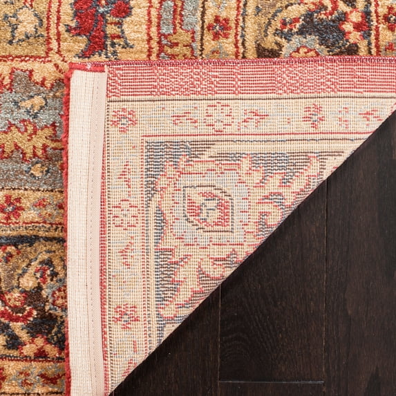 SAFAVIEH Mahal Trecia Oriental Runner Rug, Natural/Navy, 2'2" x 18'