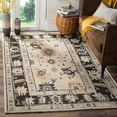 thumbnail image 1 of SAFAVIEH Maharaja Dzvezda Border Area Rug, Beige/Charcoal, 8' x 10', 1 of 7