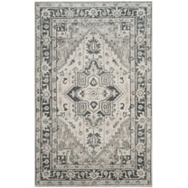 SAFAVIEH Maharaja Mellony Floral Area Rug, Grey/Ivory, 5' x 8'