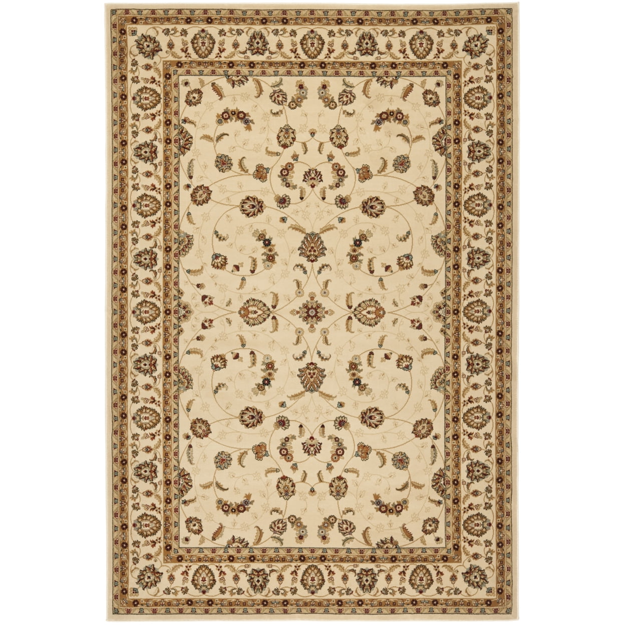 Majesty MAJ4780 Power Loomed Indoor Area Rug - Creme/Creme - 5'3"x7'6" - Safavieh.