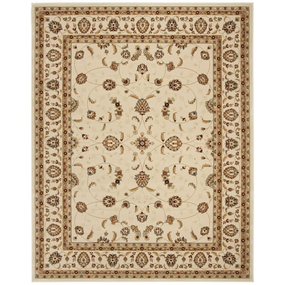 SAFAVIEH Majesty Joshua Floral Bordered Area Rug, Cream, 7'9" x 9'9"
