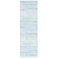 thumbnail image 1 of SAFAVIEH Malibu Benedict Distressed Polyester Machine Washable Runner Rug, Grey/Aqua, 2'6" x 8', 1 of 7