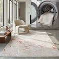 thumbnail image 1 of SAFAVIEH Malibu Cordelia Geometric Machine Washable Area Rug, Beige/Rust, 9' x 12', 1 of 13