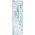 thumbnail image 1 of SAFAVIEH Malibu Dalia Distressed Polyester Runner Rug, Beige/Turquoise, 2'6" x 8', 1 of 7