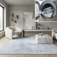thumbnail image 1 of SAFAVIEH Malibu Dorian Abstract Machine Washable Area Rug, Grey, 9' x 12', 1 of 12