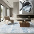 thumbnail image 1 of SAFAVIEH Malibu Fredrick Distressed Polyester Area Rug, Gray/Light Blue, 9' x 12', 1 of 13