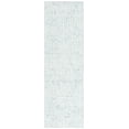 thumbnail image 1 of SAFAVIEH Malibu Lorraine Distressed Polyester Machine Washable Runner Rug, Grey/Blue, 2'6" x 8', 1 of 7