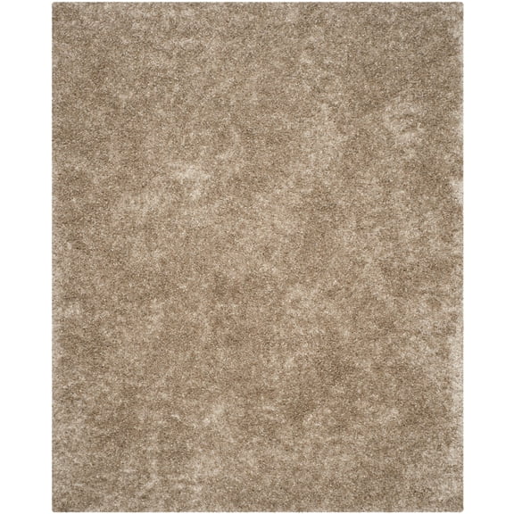 SAFAVIEH Malibu Marina Confetti Polyester Shag Area Rug, Natural, 8'6" x 12'