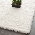 thumbnail image 1 of SAFAVIEH Malibu Marina Confetti Polyester Shag Area Rug, White, 3'6" x 5'6", 1 of 10