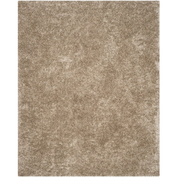 SAFAVIEH Malibu Marina Confetti Polyester Shag Runner Rug, Natural, 2'3" x 7'