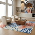 thumbnail image 1 of SAFAVIEH Malibu Morgan Floral Machine Washable Area Rug, Ivory/Multi, 9' x 12', 1 of 12