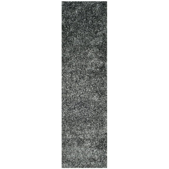 SAFAVIEH Malibu Shag MLS431C Handmade Charcoal Rug