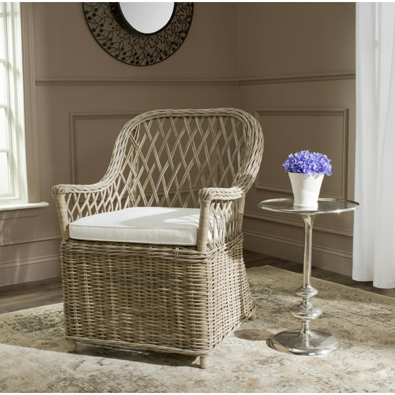 SAFAVIEH Maluku Rattan Arm Chair Natural