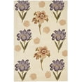 thumbnail image 1 of SAFAVIEH Mandarin Sylvester Floral Wool Area Rug, Ivory, 4' x 6', 1 of 4