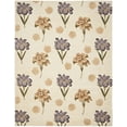 thumbnail image 1 of SAFAVIEH Mandarin Sylvester Floral Wool Area Rug, Ivory, 9' x 12', 1 of 4