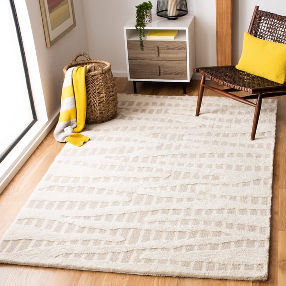 Safavieh Manhattan Alexanndria Striped Area Rug, Beige/Ivory, 5' x 8'