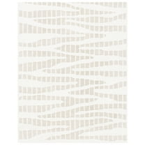 SAFAVIEH Manhattan Alexanndria Striped Area Rug, Beige/Ivory, 8' x 10'