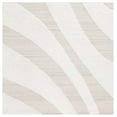 thumbnail image 1 of SAFAVIEH Manhattan Alvine Wavy Striped Area Rug, Ivory/Beige, 6' x 6' Square, 1 of 11