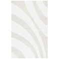thumbnail image 1 of SAFAVIEH Manhattan Alvine Wavy Striped Area Rug, Ivory/Beige, 6' x 9', 1 of 11