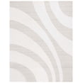 thumbnail image 1 of SAFAVIEH Manhattan Alvine Wavy Striped Area Rug, Ivory/Beige, 8' x 10', 1 of 11