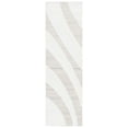 thumbnail image 1 of SAFAVIEH Manhattan Alvine Wavy Striped Runner Rug, Ivory/Beige, 2'3" x 8', 1 of 8