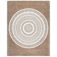 thumbnail image 1 of SAFAVIEH Manhattan Angjelko Geometric Area Rug, Brown/Ivory, 8' x 10', 1 of 11