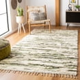 thumbnail image 1 of SAFAVIEH Manhattan Ben Abstract Distressed Area Rug, Ivory/Green, 5' x 8', 1 of 9