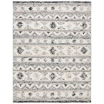 SAFAVIEH Manhattan Cenric Southwestern Area Rug, Ivory/Black, 8' x 10'