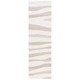 thumbnail image 1 of SAFAVIEH Manhattan Emma Wavy Striped Runner Rug, Ivory/Beige, 2'3" x 8', 1 of 8