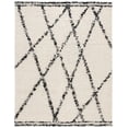 thumbnail image 1 of SAFAVIEH Manhattan Kayleah Diamond Area Rug, Ivory/Black, 8' x 10', 1 of 8