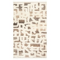 SAFAVIEH Manhattan Margaret Abstract Area Rug, Ivory/Grey, 8' x 10'