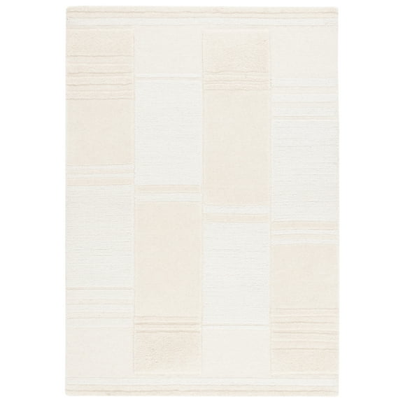 SAFAVIEH Manhattan Marvin Geometric Area Rug, Ivory/Beige, 8' x 10'