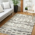 thumbnail image 1 of SAFAVIEH Manhattan Ronald Geometric Runner Rug, Ivory/Dark Brown, 2'3" x 8', 1 of 10