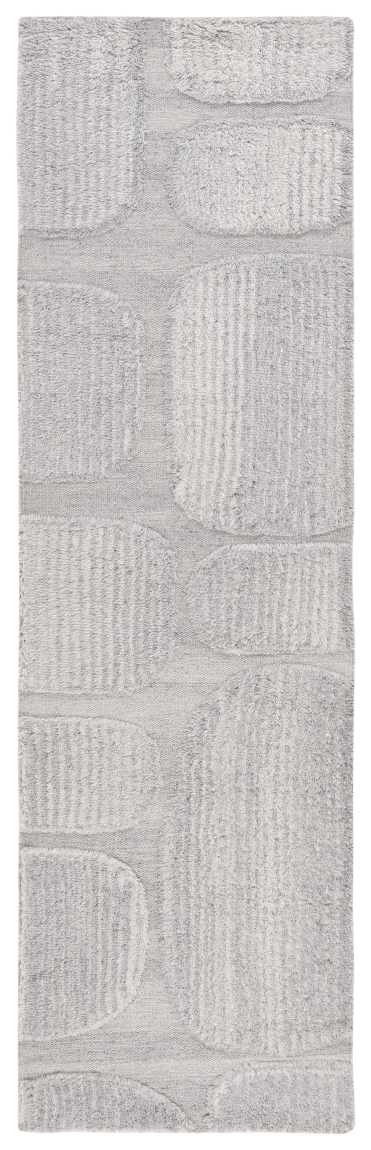 SAFAVIEH Manhattan Sylvia Geometric Runner Rug, Grey, 2'3" x 8'