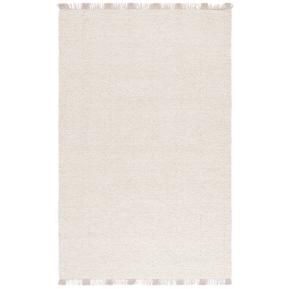 SAFAVIEH Manhattan Thane Solid Area Rug, Ivory, 4' x 6'