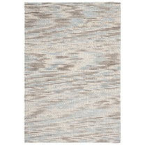 SAFAVIEH Marbella Adelaide Geometric Area Rug, Blue/Ivory, 8' x 10'
